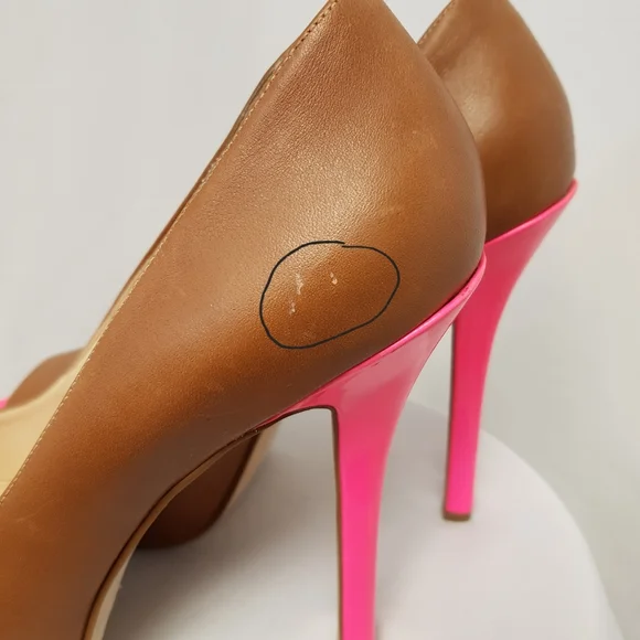 NWT, Enzo Angiolini peep toe stilletos. - Picture 11 of 12